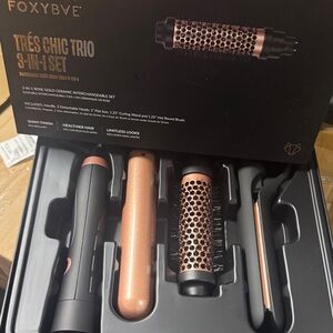 FOXYBae Très Chic Trio 3-in-1 Rose Gold Hair Styling Set